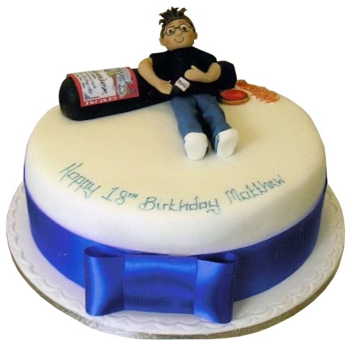 18th birthday cake for a boy