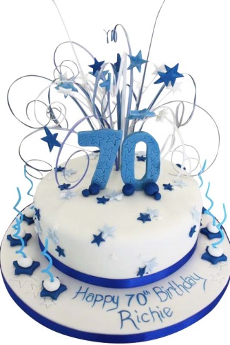 70 birthday cake