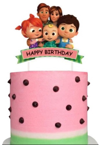 Coco Melon Birthday Cake