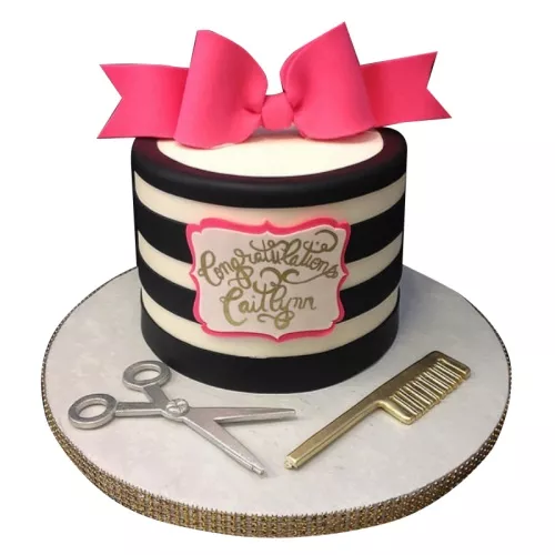 Hair Stylist Cake