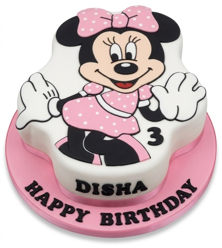 Minnie Mouse Birthday Cake | Personalised Kids Cakes UK