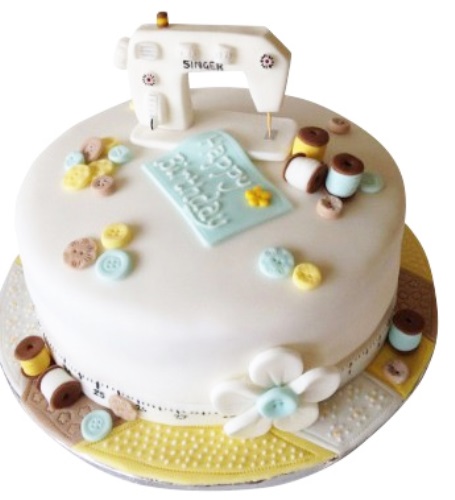 Sewing Kit 60th Birthday Cake - The Cakery - Leamington Spa & Warwickshire  Cake Boutique