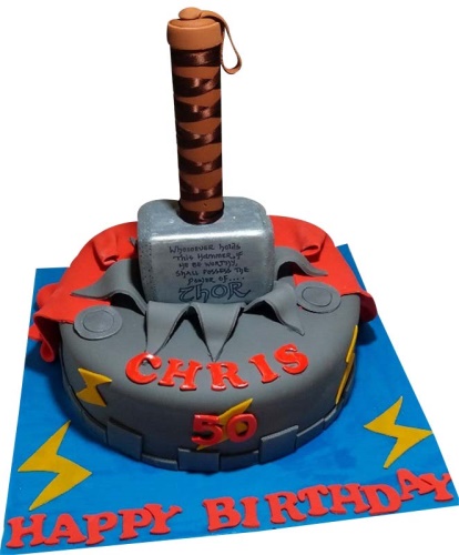 Thor Birthday Cake Thor Birthday Cake