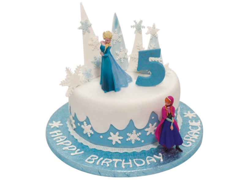 Anna Elsa Frozen Cake