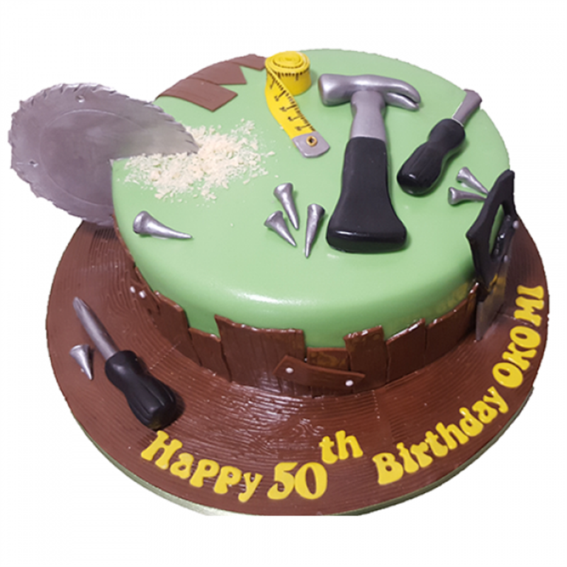 Construction Birthday Cake