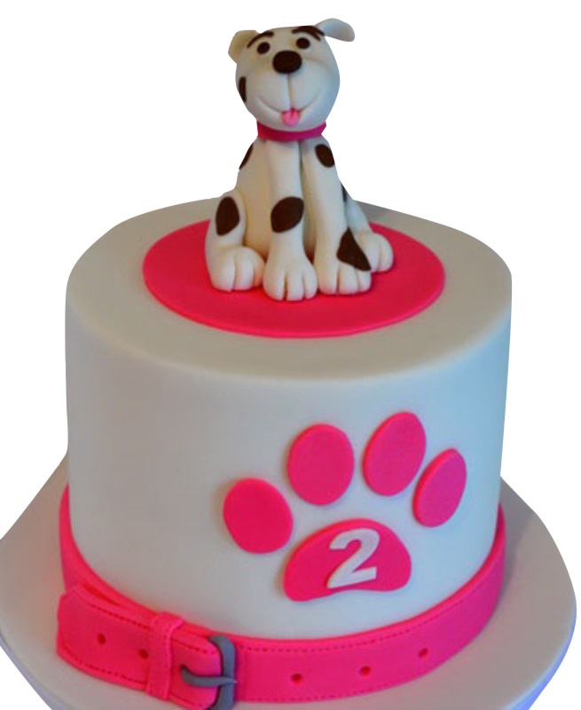 Paw Print Cake