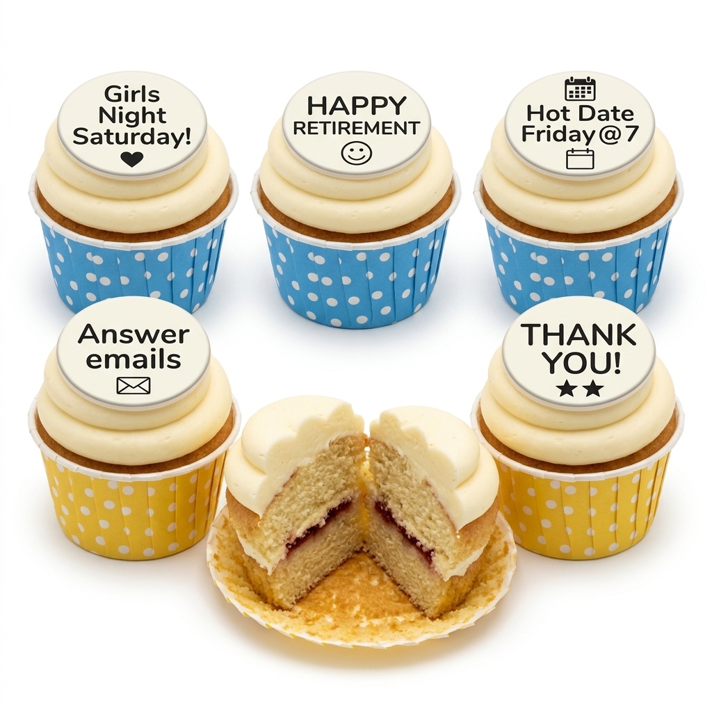 Personalised Message Cupcakes
