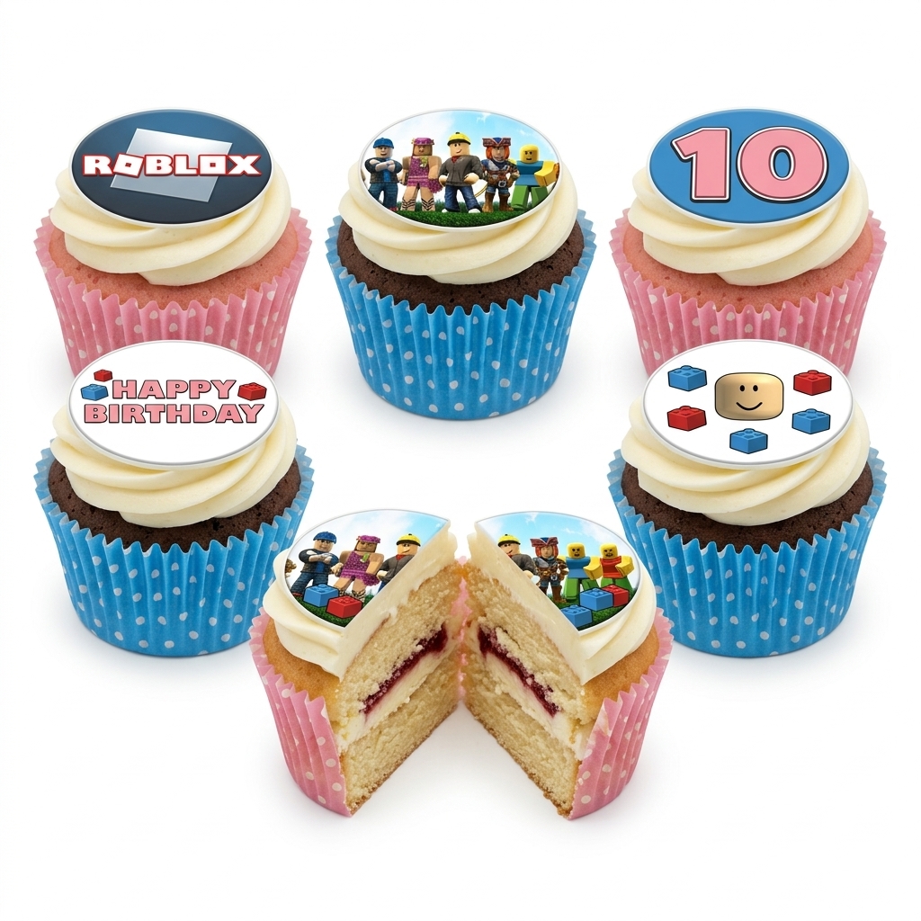 Roblox Birthday Cupcakes for Kids