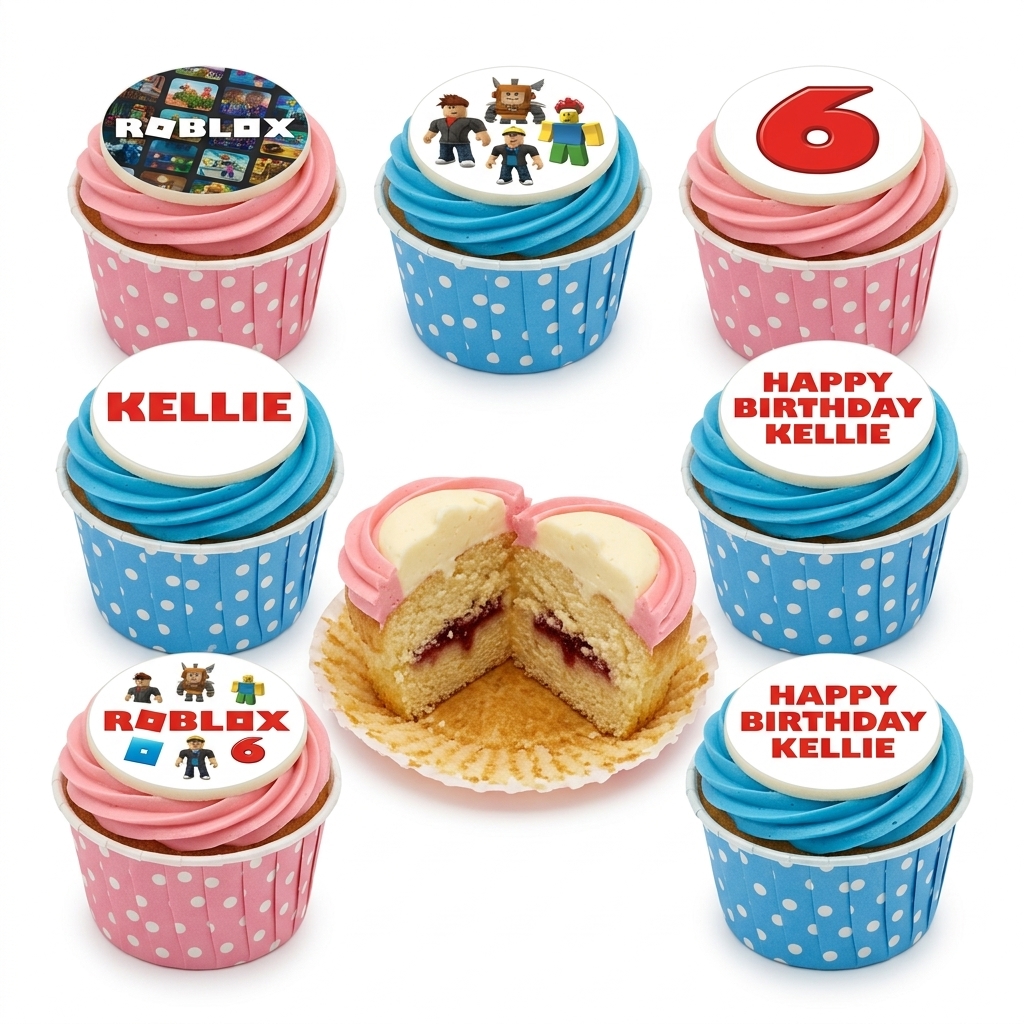Roblox Birthday Cupcakes