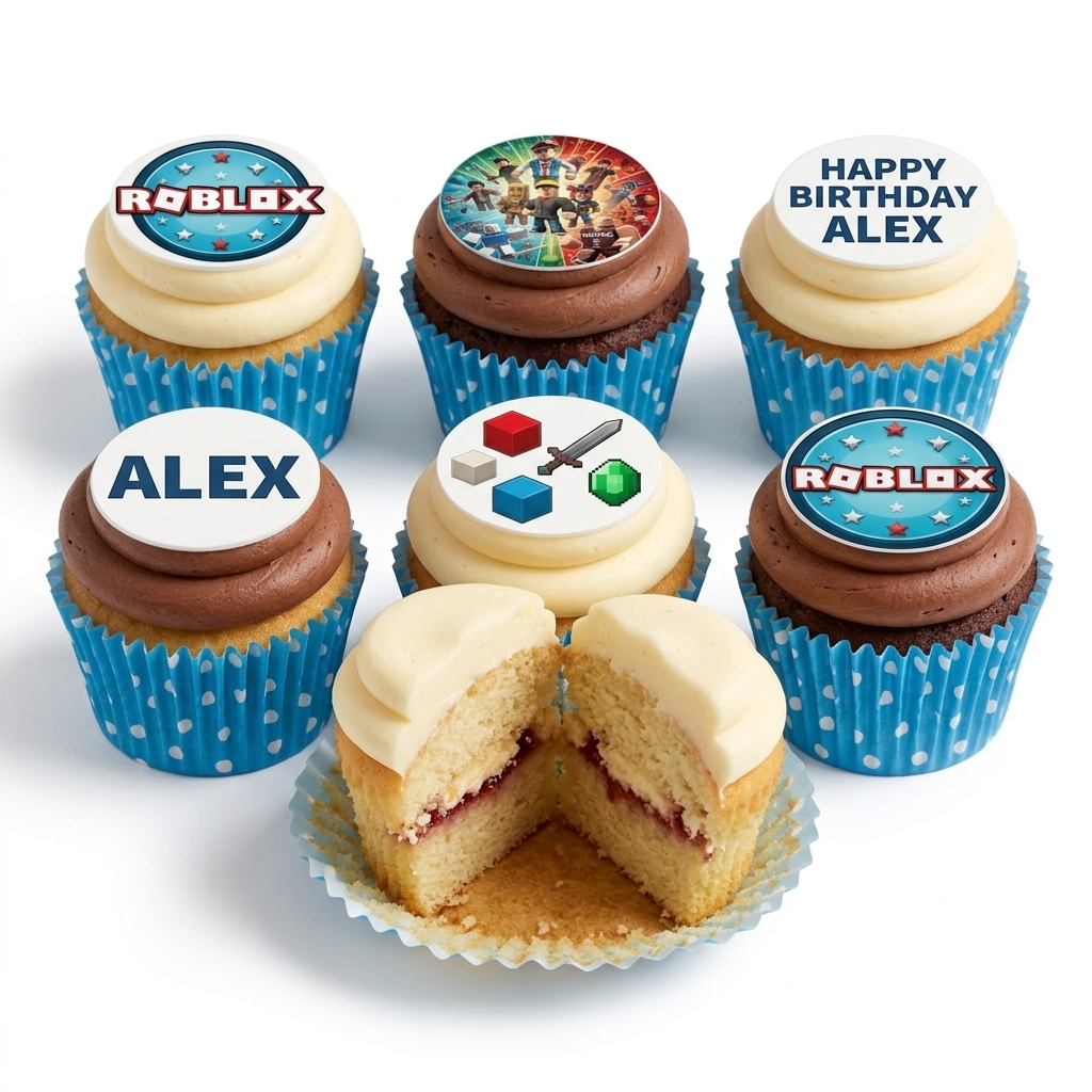 Roblox Birthday Cupcakes