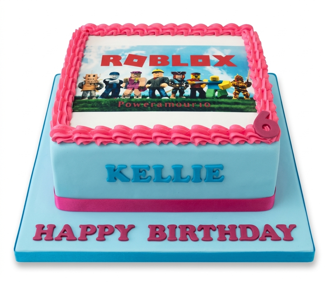 Roblox Birthday Cake for Kids