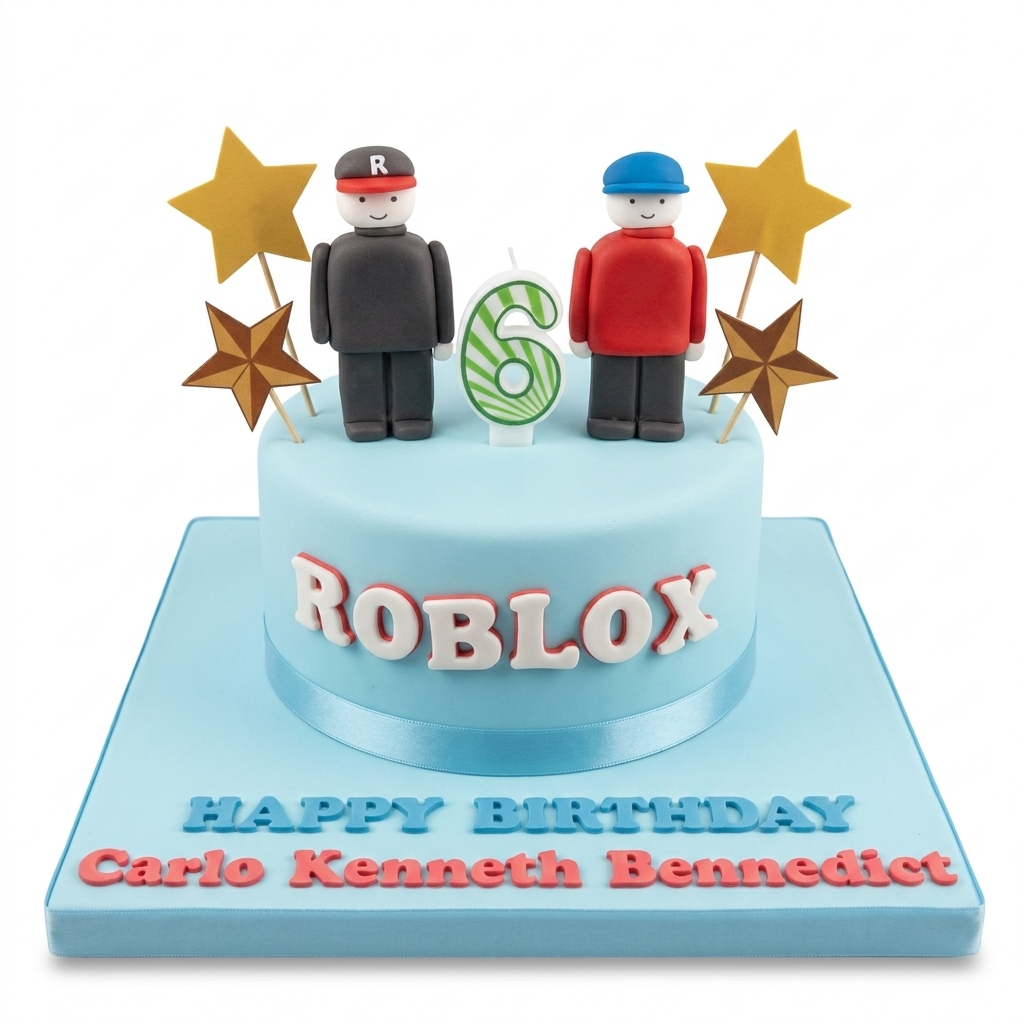 Roblox Birthday Cake