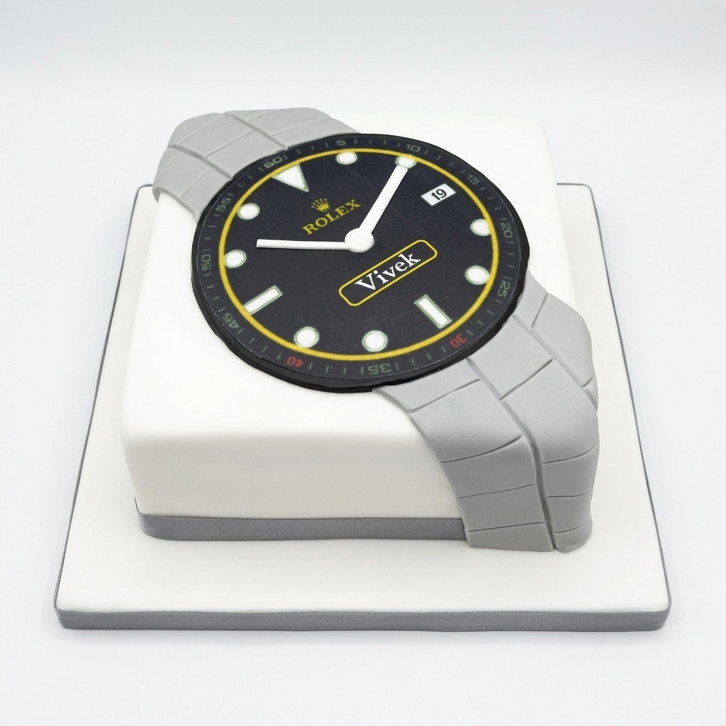 Rolex Watch Birthday Cake for Him