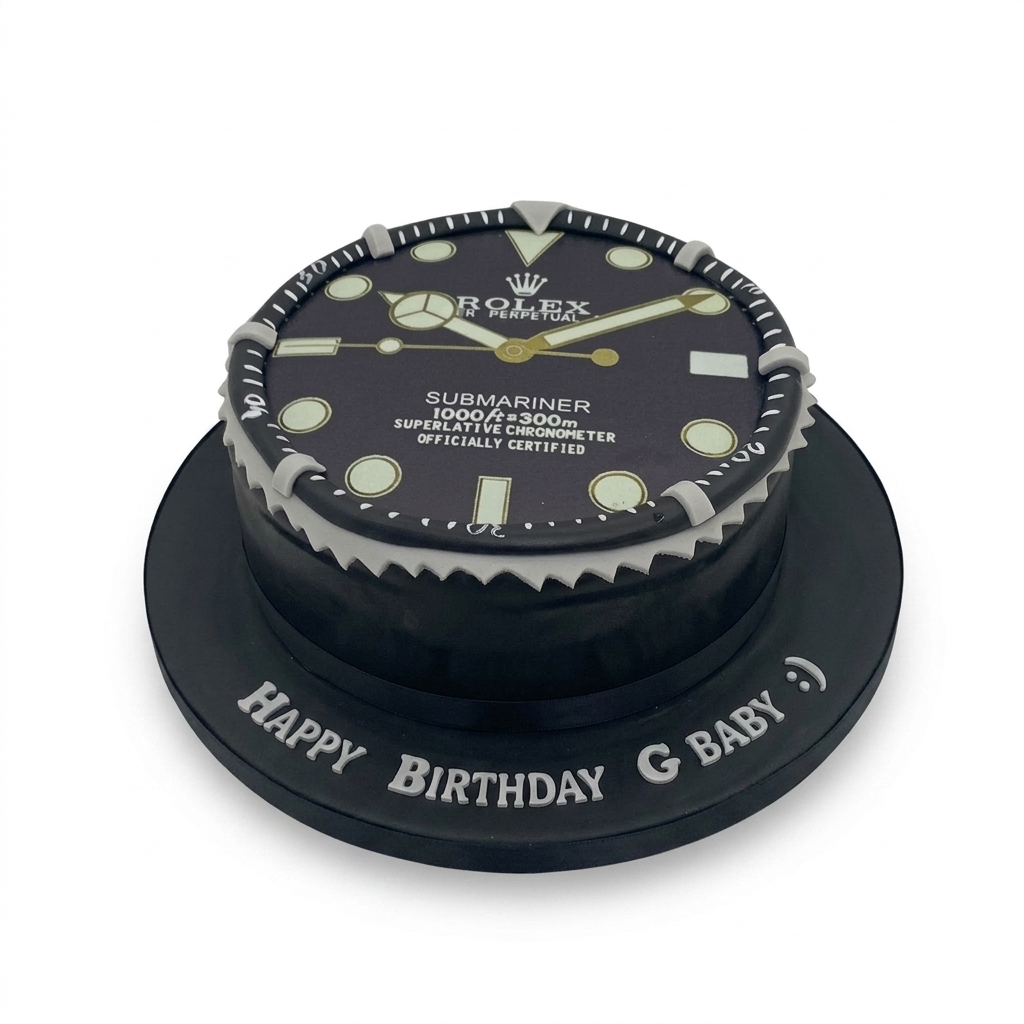 Designer Watch Birthday Cake for Men