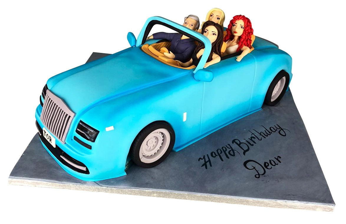 Rolls Royce Birthday Cake