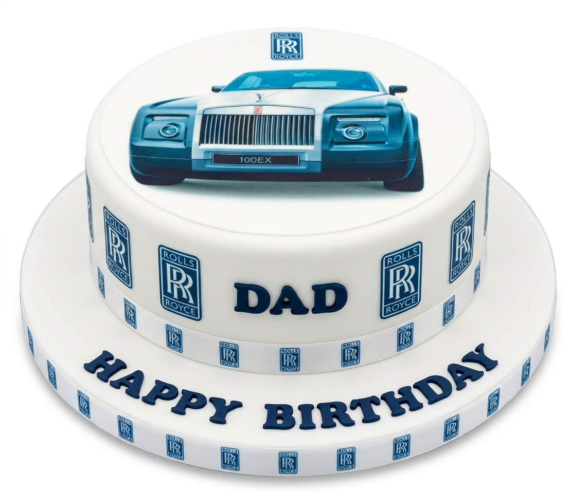 Rolls Royce Birthday Cake for Him