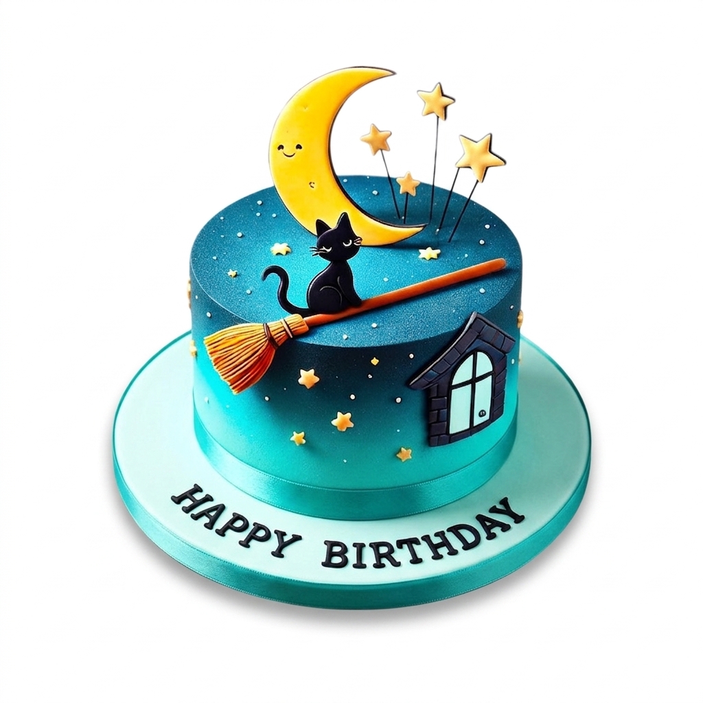 Magical Night Sky Birthday Cake