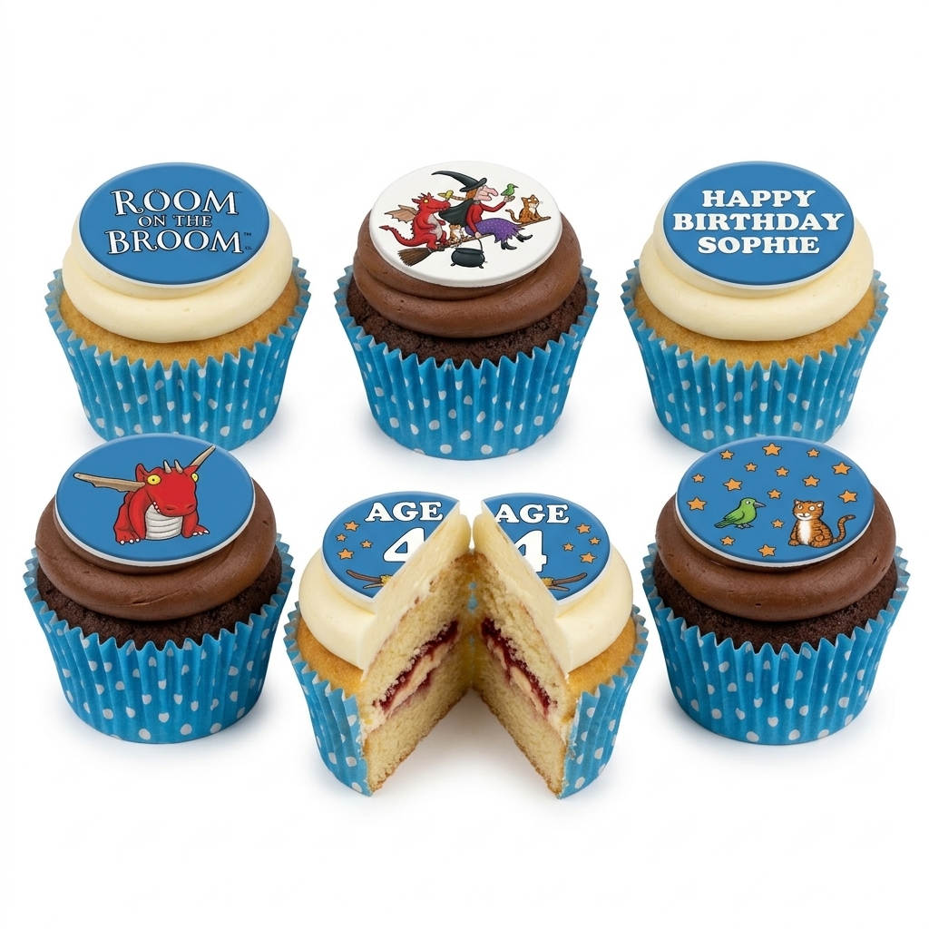 Room on the Broom Birthday Cupcakes