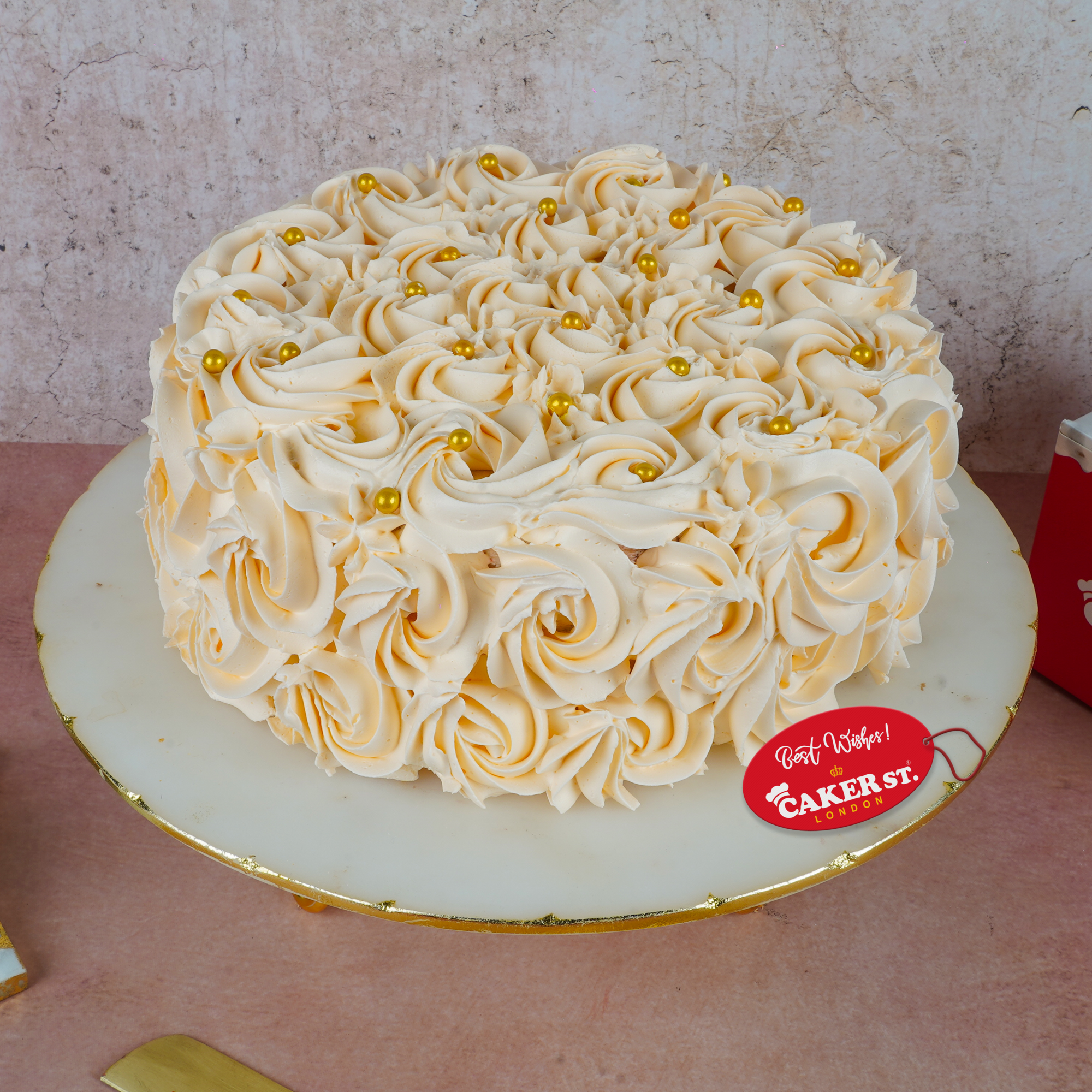 Rose Caramel Cake
