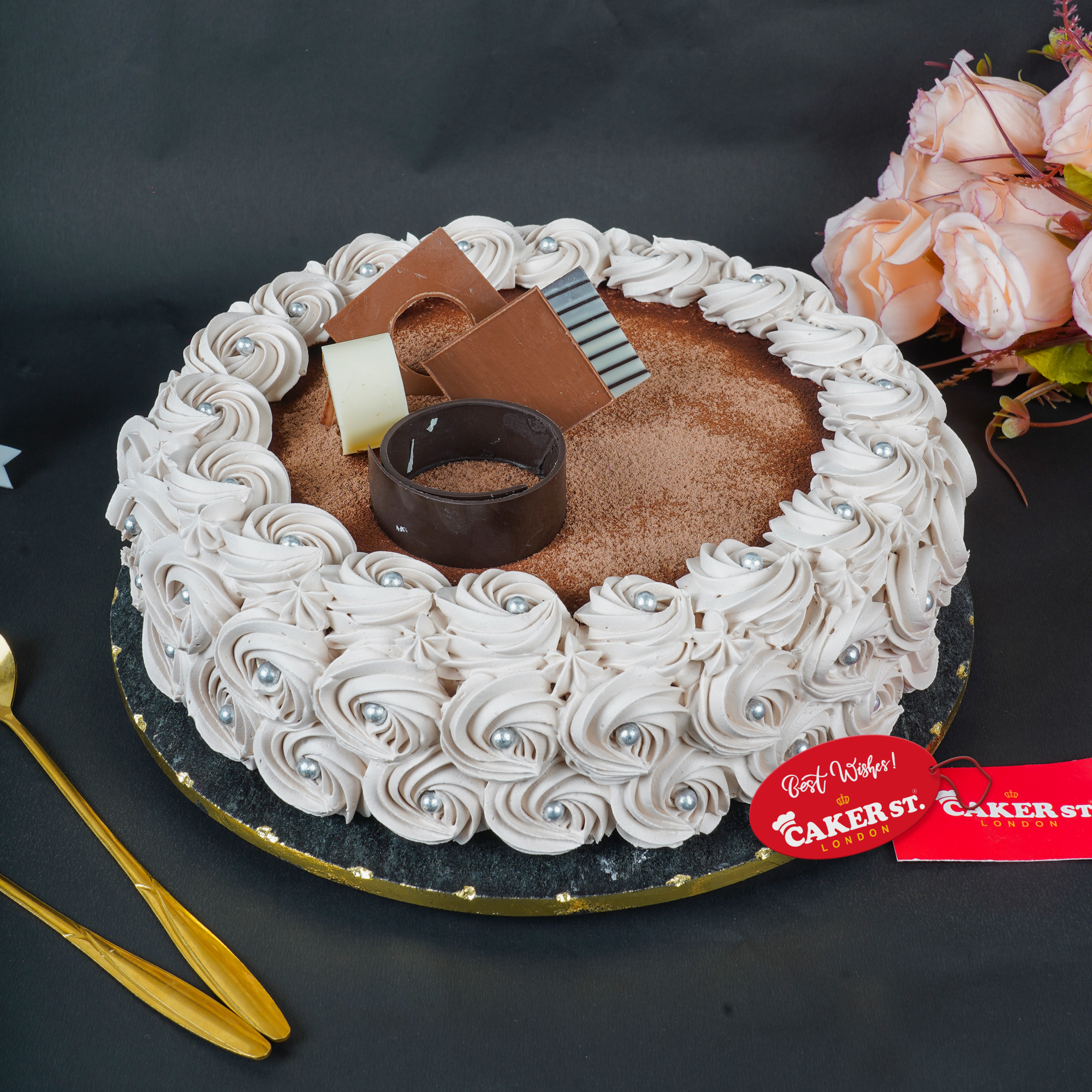 Rose Coffee Tiramisu Cake