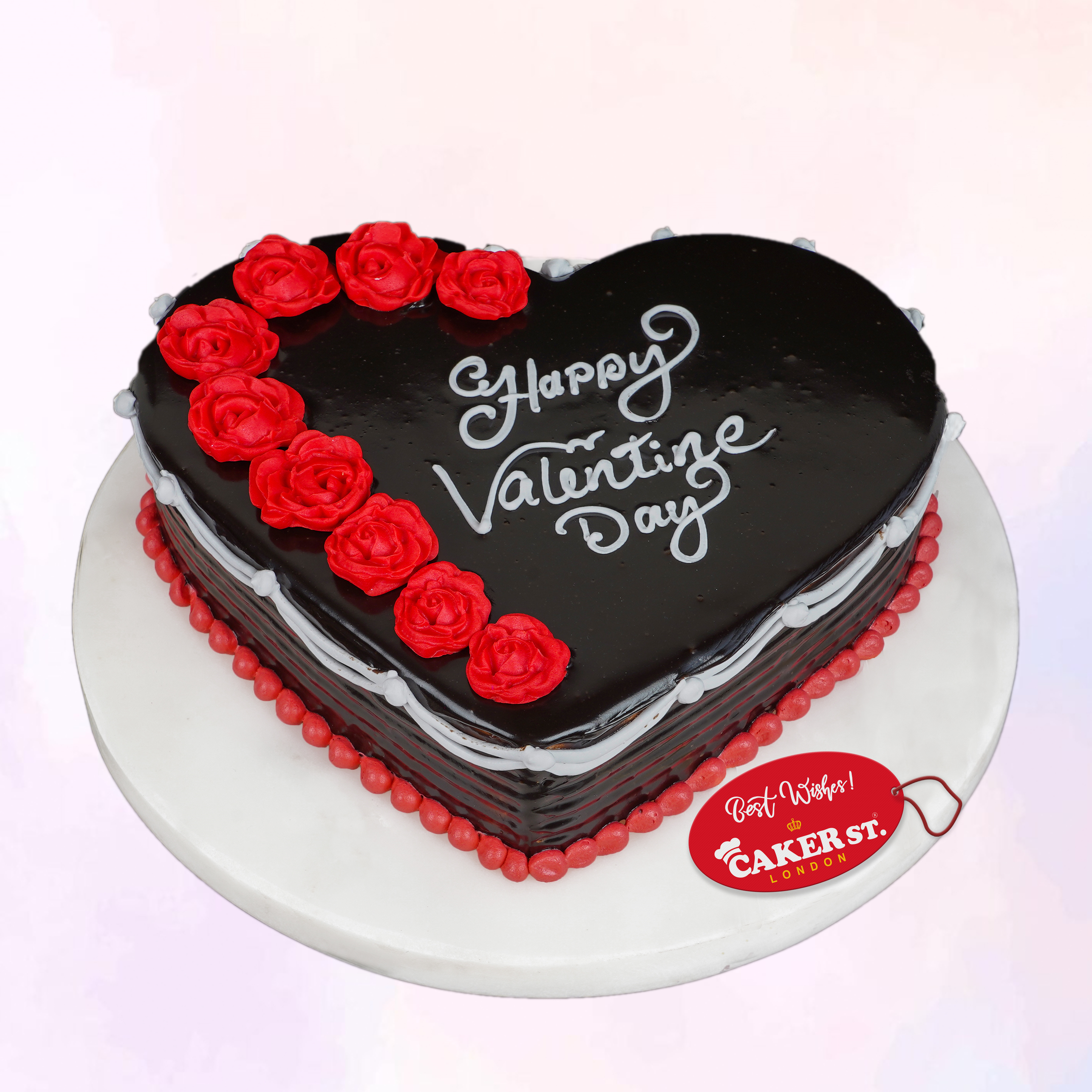 Rose Heart Cake