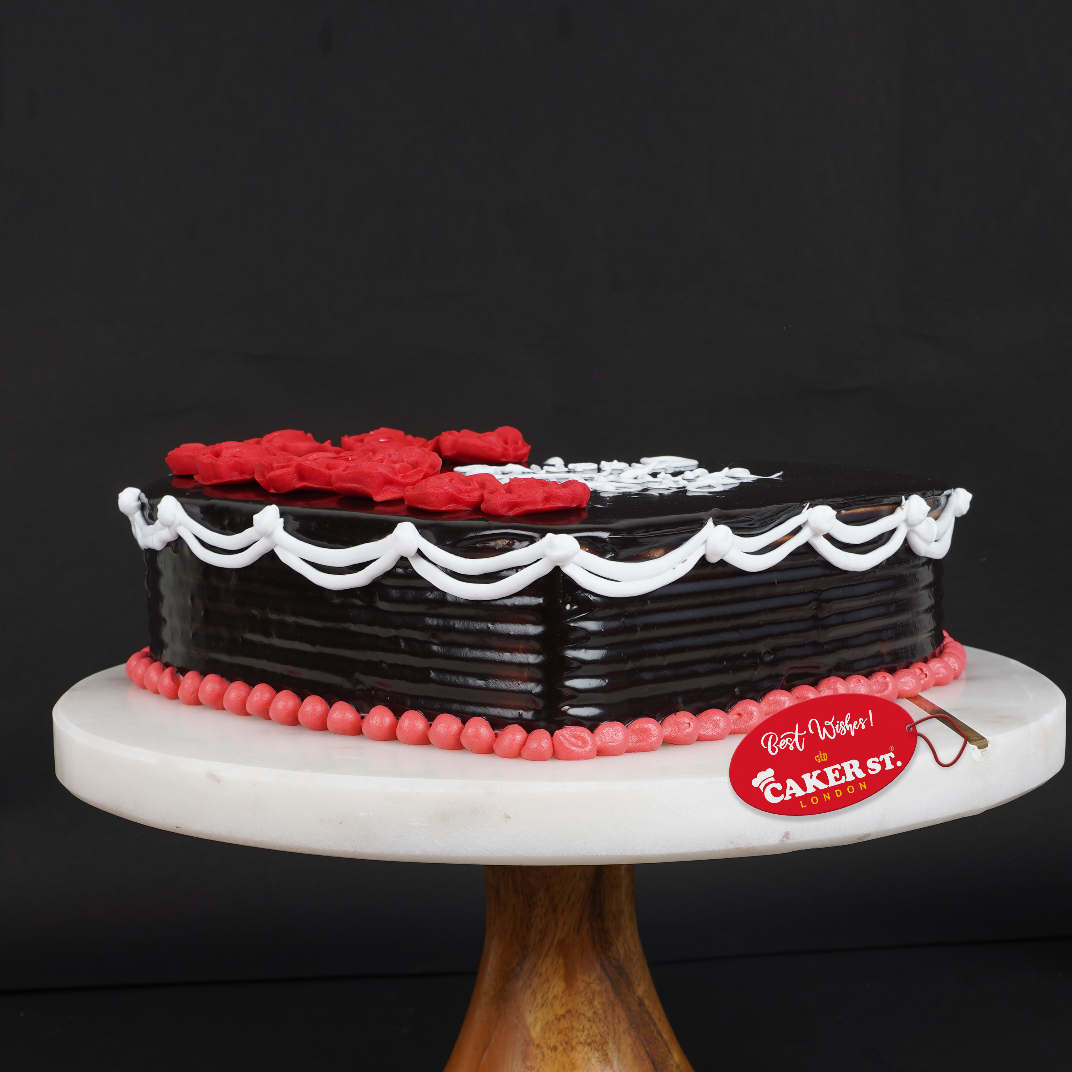 Rose Heart Cake