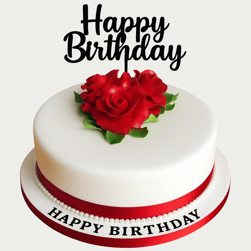 Rose Layered Anniversary Cake