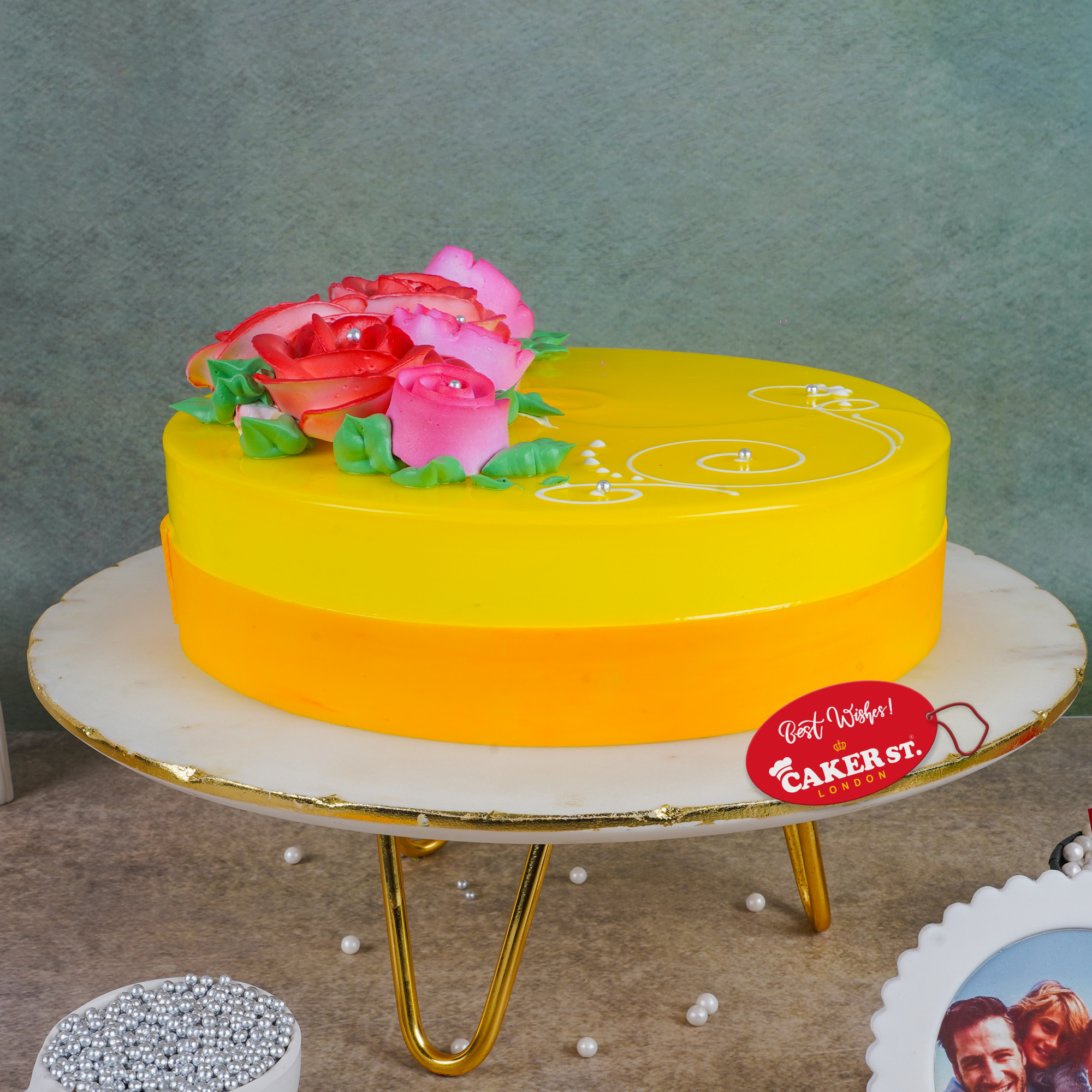  Rose Pineapple Delight Cake 