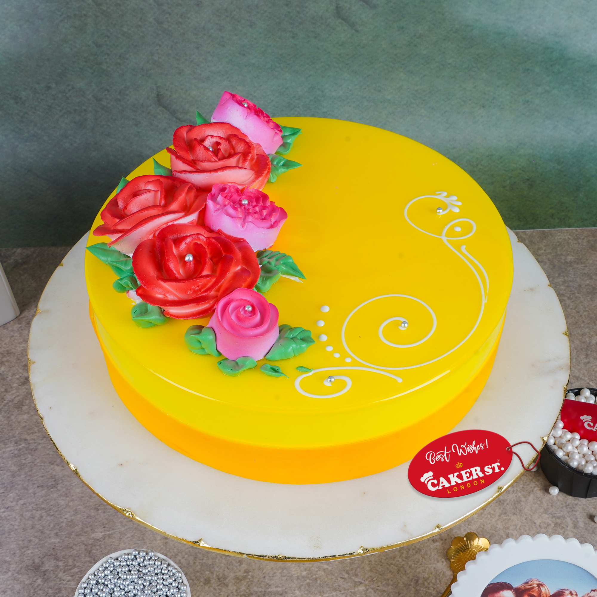  Rose Pineapple Delight Cake 