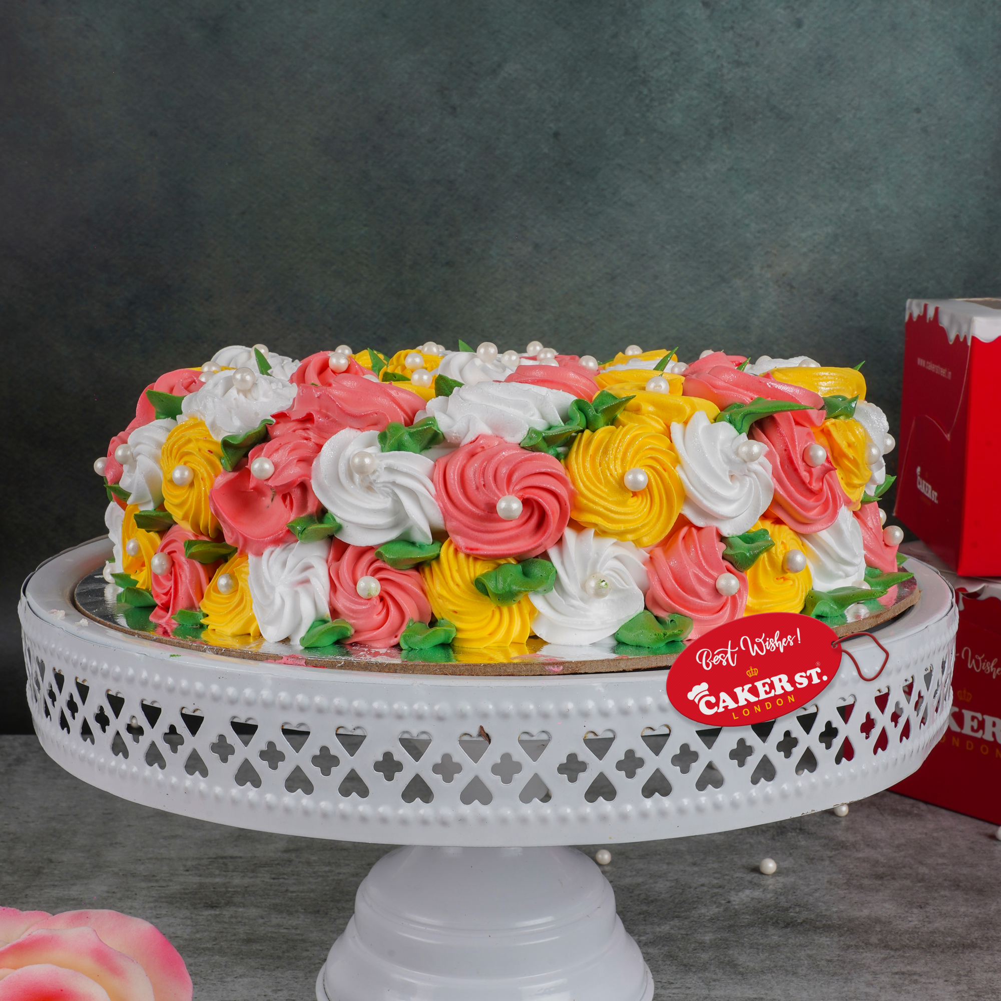 Rosy Pineapple Cake 
