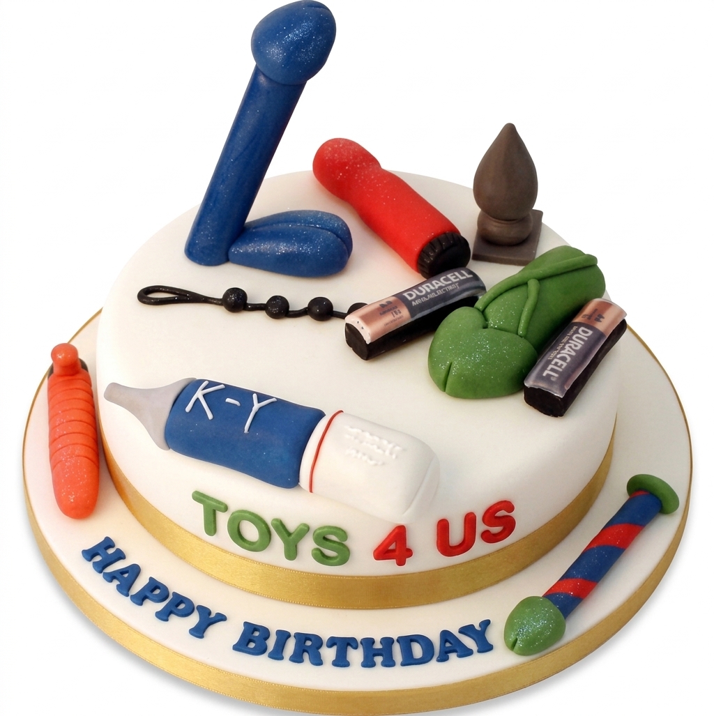 Rude Novelty Birthday Cake for Adults