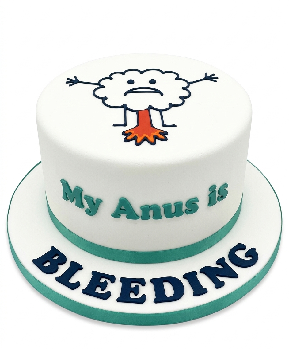 Funny Character Birthday Cake