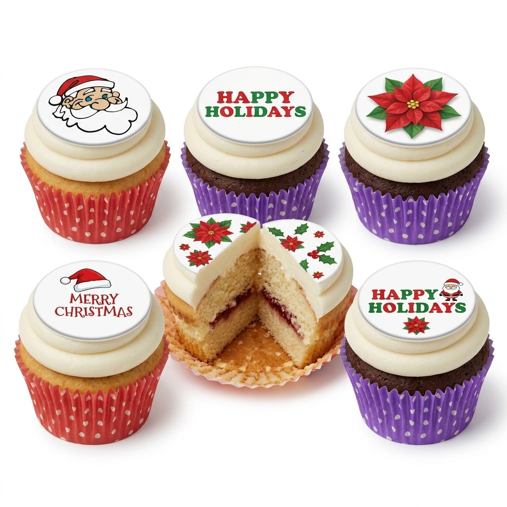 Festive Christmas Cupcakes