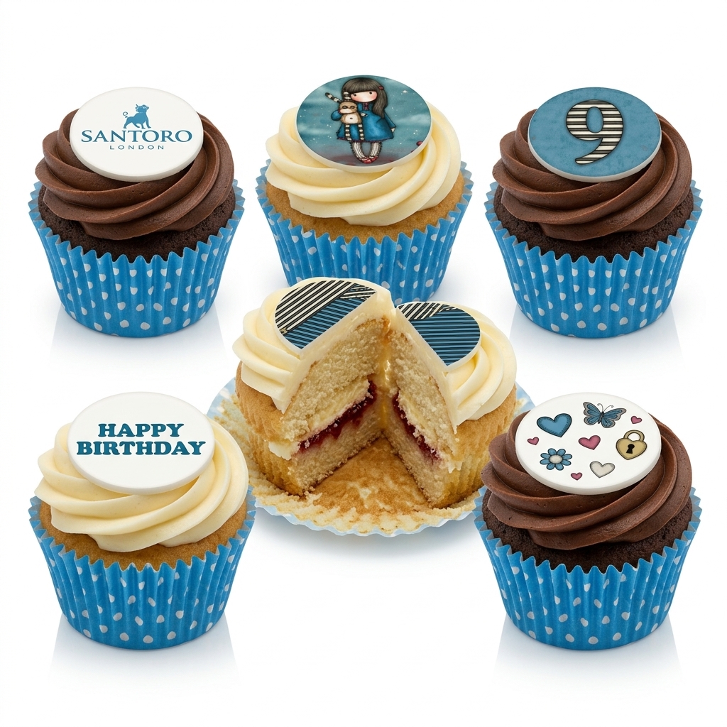 Santoro London Gorjuss Birthday Cupcakes