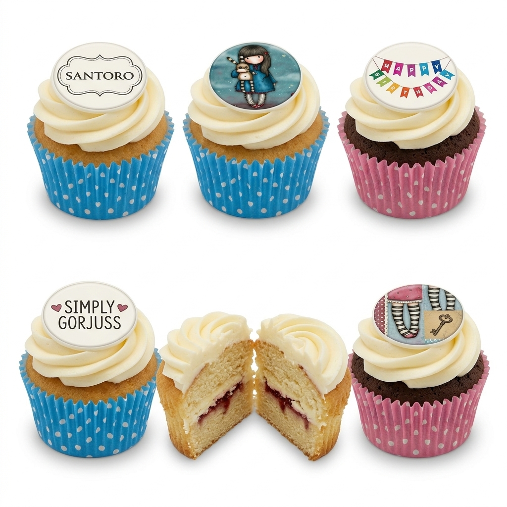 Gorjuss Birthday Cupcakes