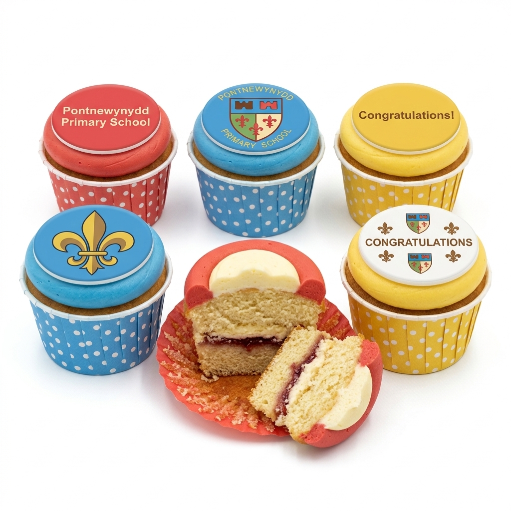 Personalised School Celebration Cupcakes