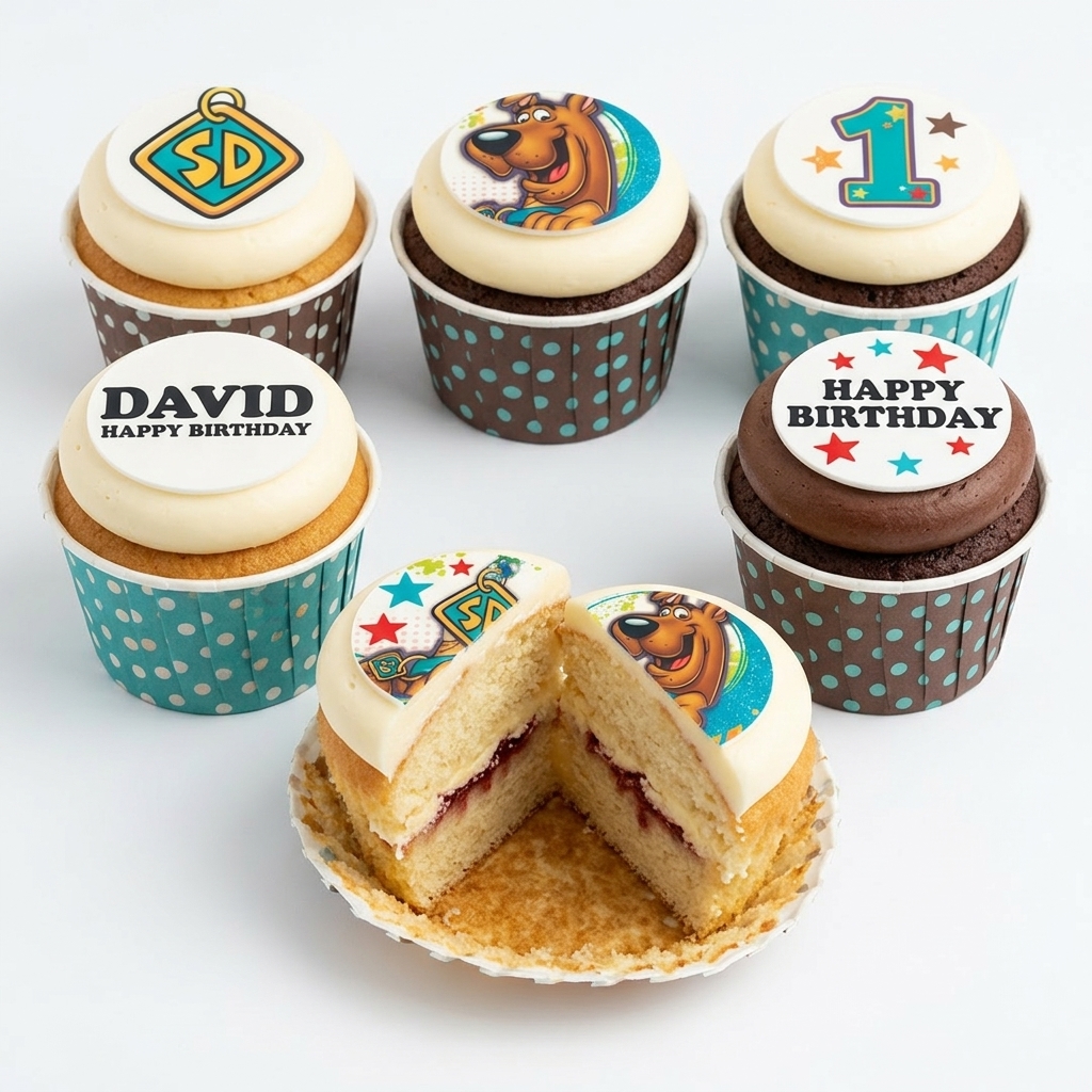Scooby-Doo Birthday Cupcakes