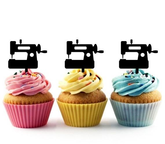 Sewing Themed Cupcakes - Pack of 6