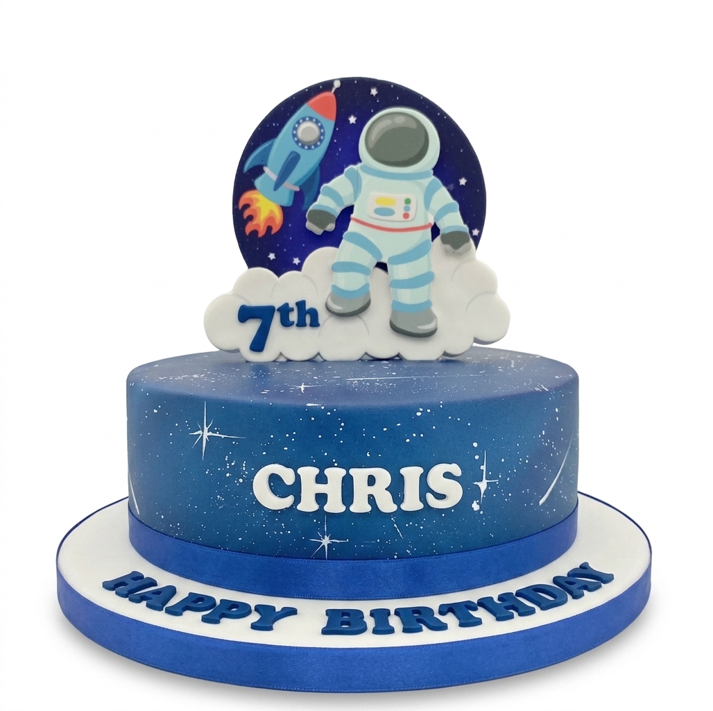 Space Adventure Birthday Cake
