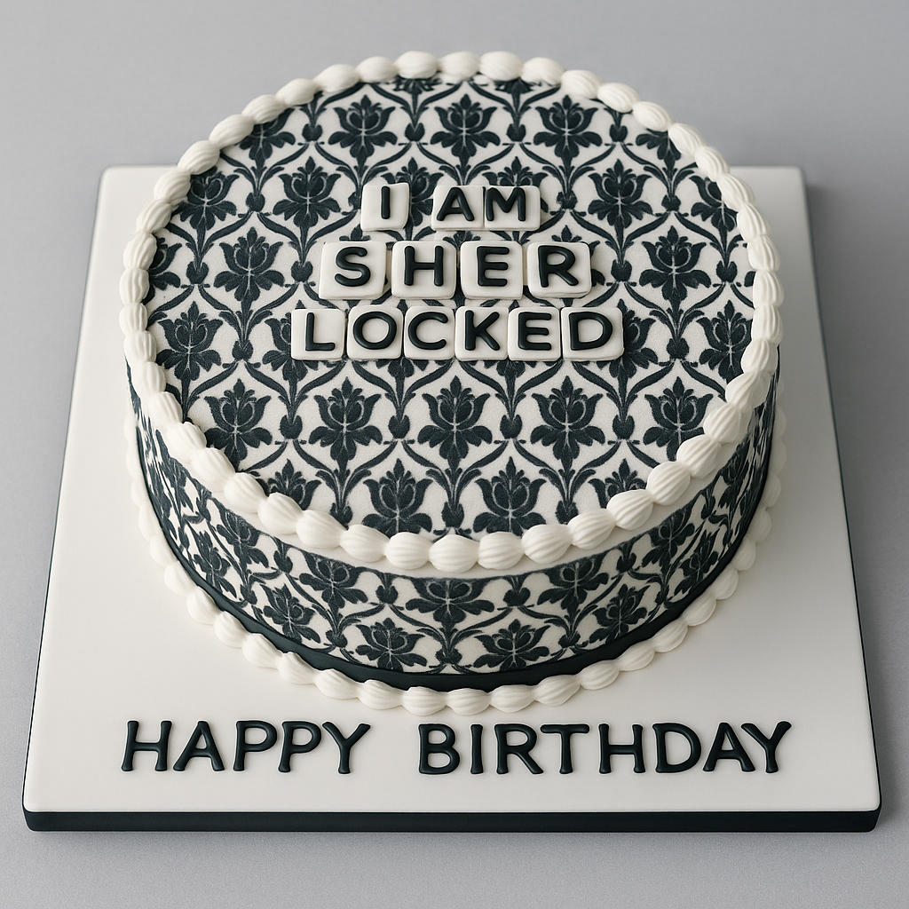 Sherlock Cake