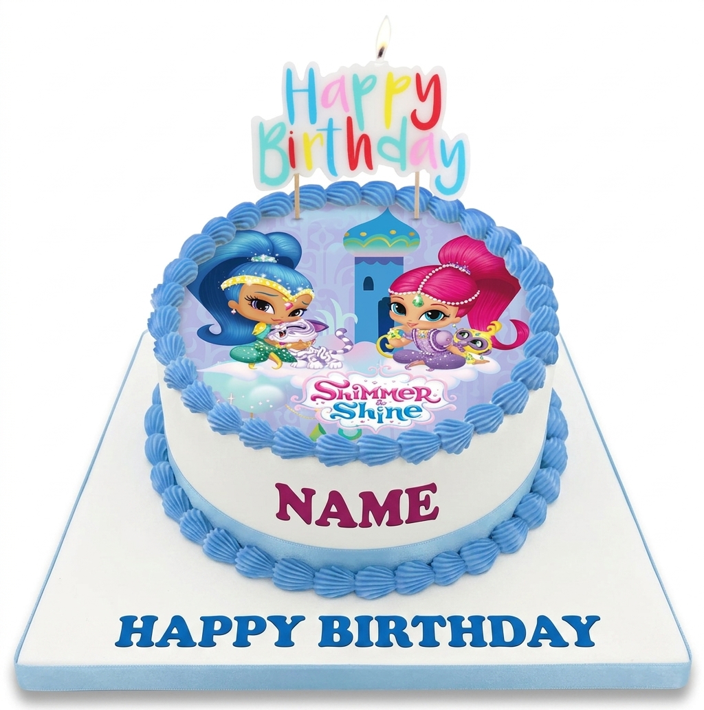 Shimmer and Shine Birthday Cake