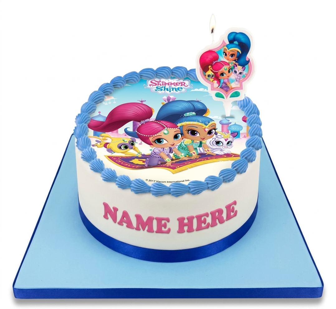 Shimmer and Shine Birthday Cake