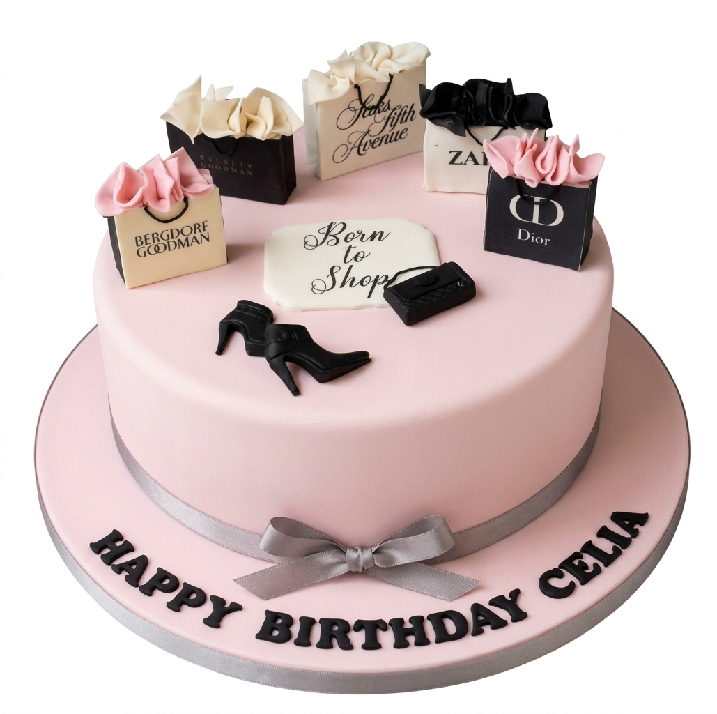 Fashionista Birthday Cake for Her