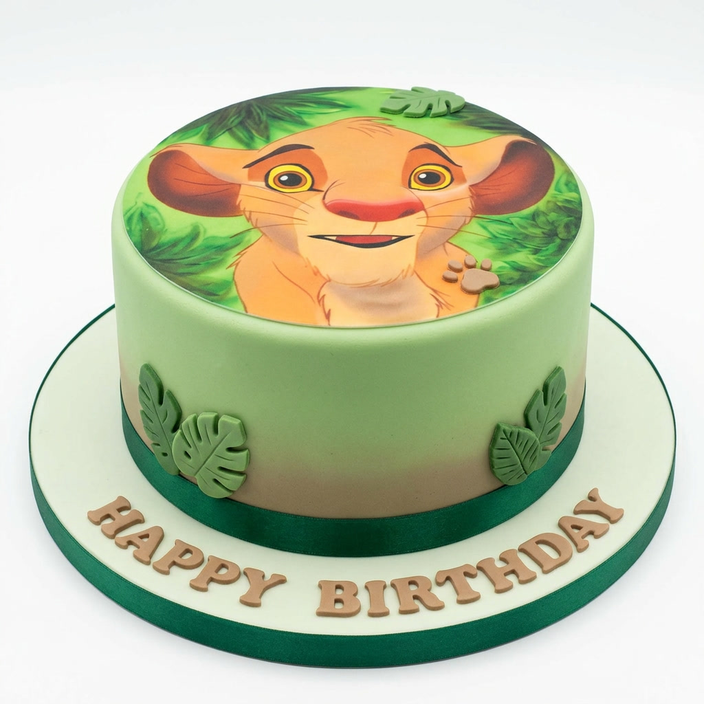 Simba The Lion King Birthday Cake