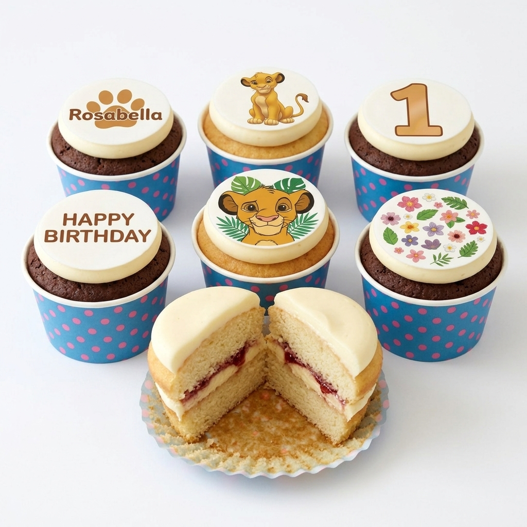 The Lion King Birthday Cupcakes