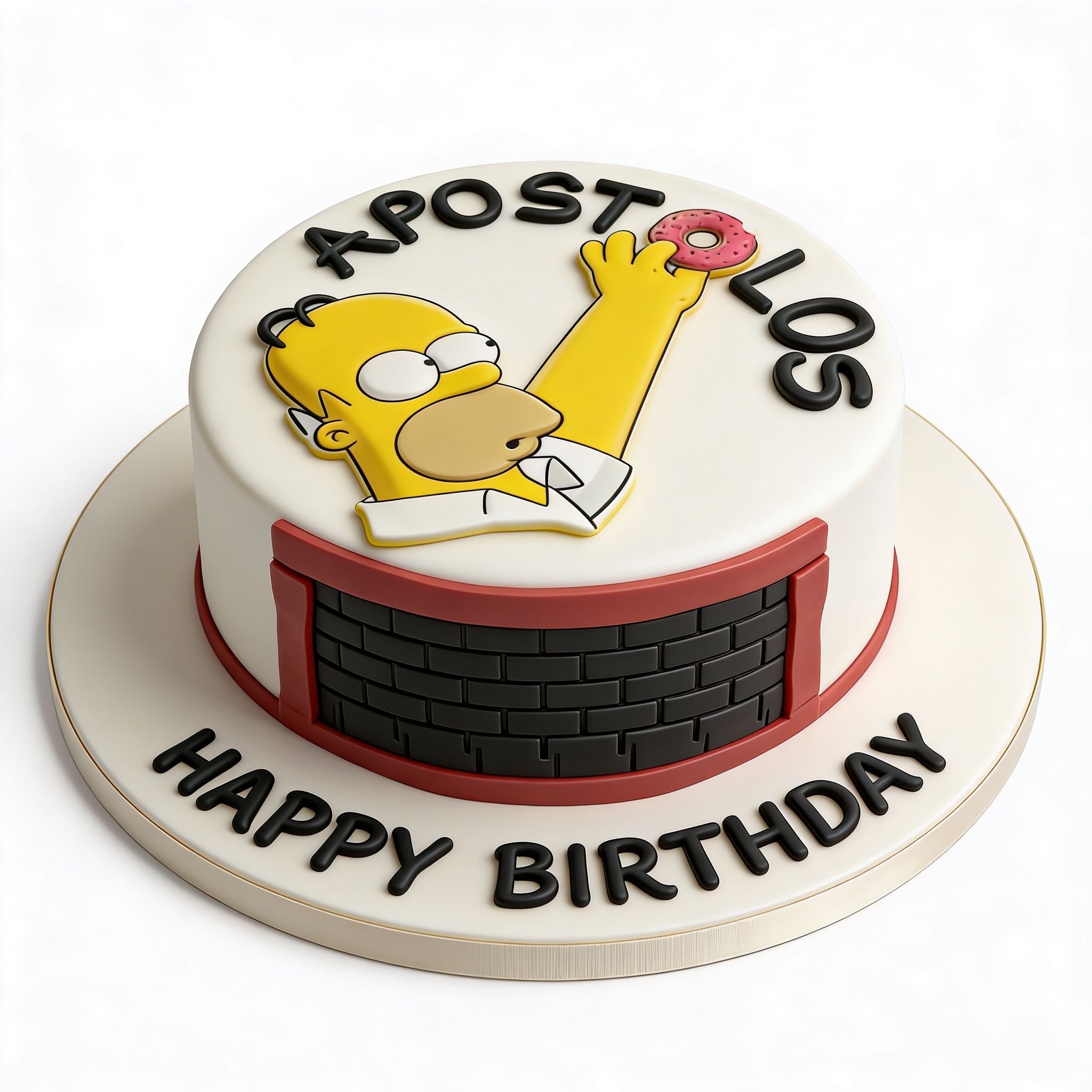 Homer Simpson Birthday Cake