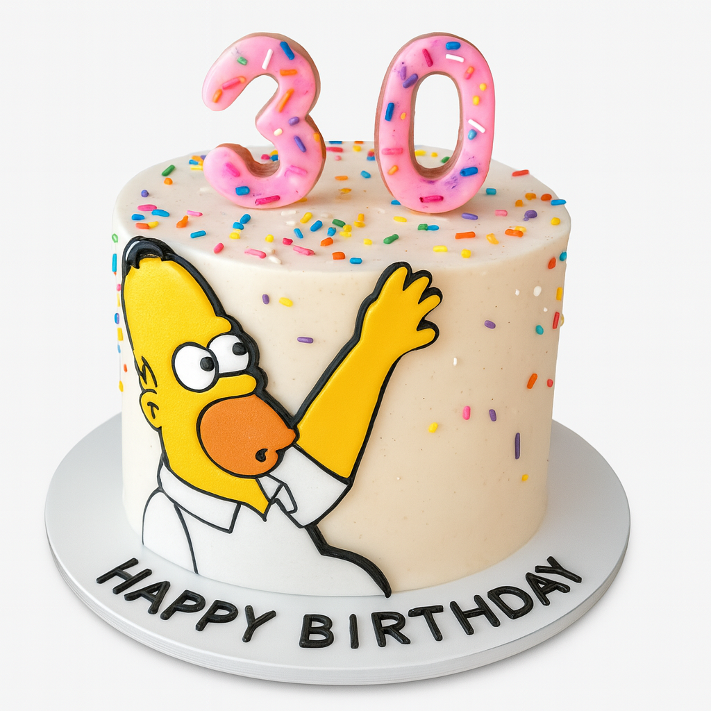 Simpsons Cake