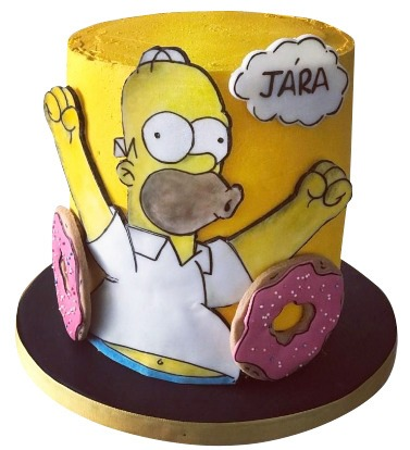 Simpsons Cake