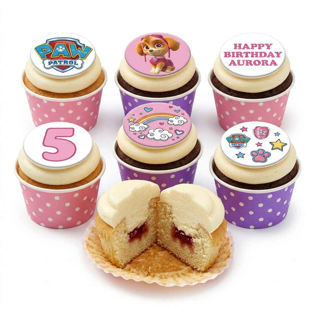 Paw Patrol Birthday Cupcakes