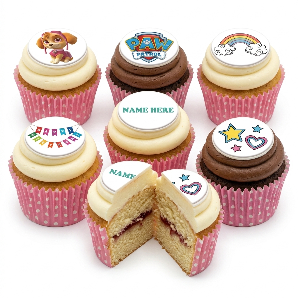 Paw Patrol Birthday Cupcakes